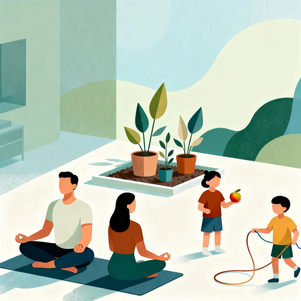 Как да изградим семейни навици за здраве